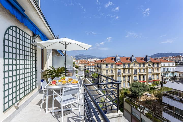 MASSENET - 100 meters from the beach - Terrace - Sea View